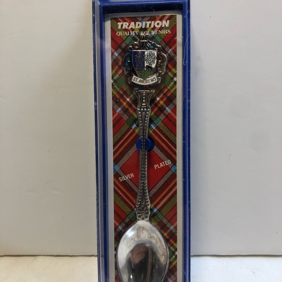 Vintage Silver Plated Scotland St.Andrews Collectible Spoon - Picture 2 of 9